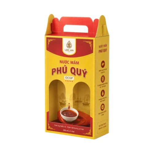 Hộp Giấy Mềm Khoét Quai Có Cửa Sổ Đựng Nước Mắm
