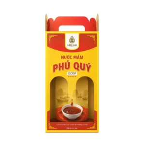Hộp Giấy Mềm Khoét Quai Có Cửa Sổ Đựng Nước Mắm