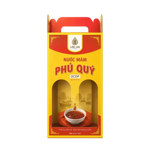 Hộp Giấy Mềm Khoét Quai Có Cửa Sổ Đựng Nước Mắm