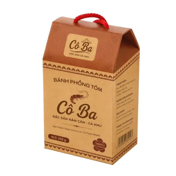 Hộp Giấy Mềm Kraft Có Quai Xách