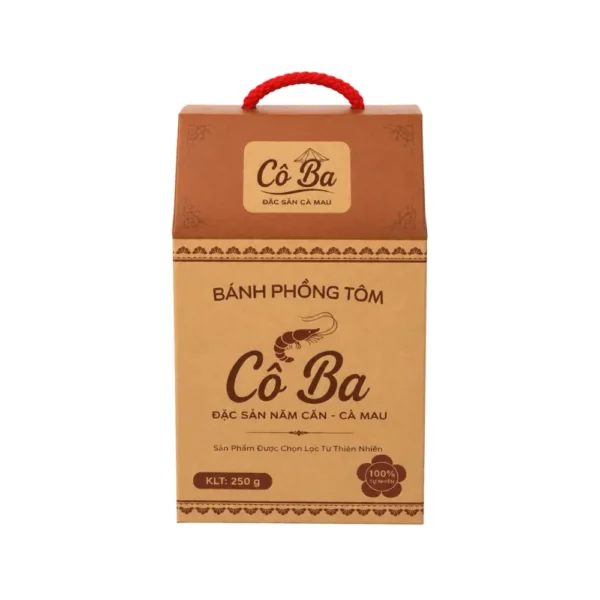 Hộp Giấy Mềm Kraft Có Quai Xách