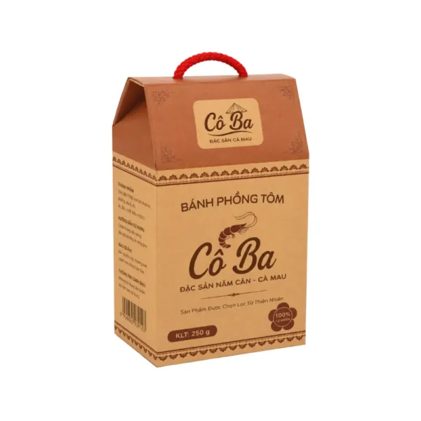 Hộp Giấy Mềm Kraft Có Quai Xách