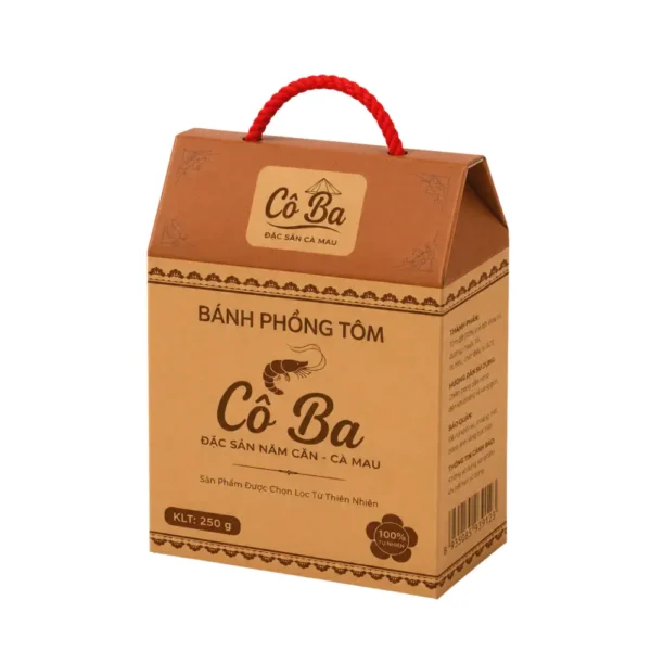 Hộp Giấy Mềm Kraft Có Quai Xách