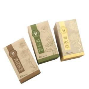 Hộp Giấy Kraft Nắp Gài Đựng Trà