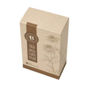 Hộp Giấy Mềm Kraft Nắp Gài Đựng Trà