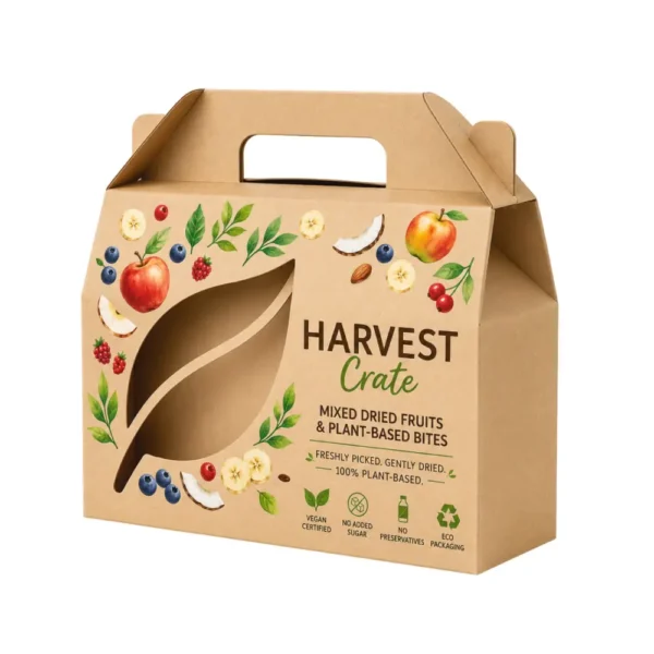 Hộp Giấy Mềm Kraft Khoét Quai