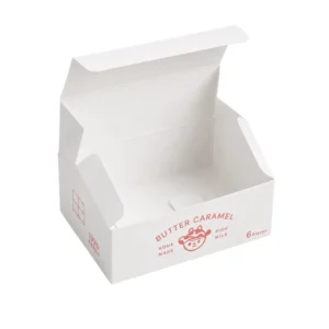 Hộp Giấy Kraft Trắng Nắp Gài