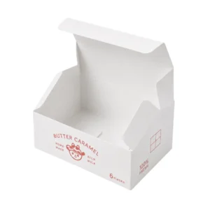 Hộp Giấy Kraft Trắng Nắp Gài