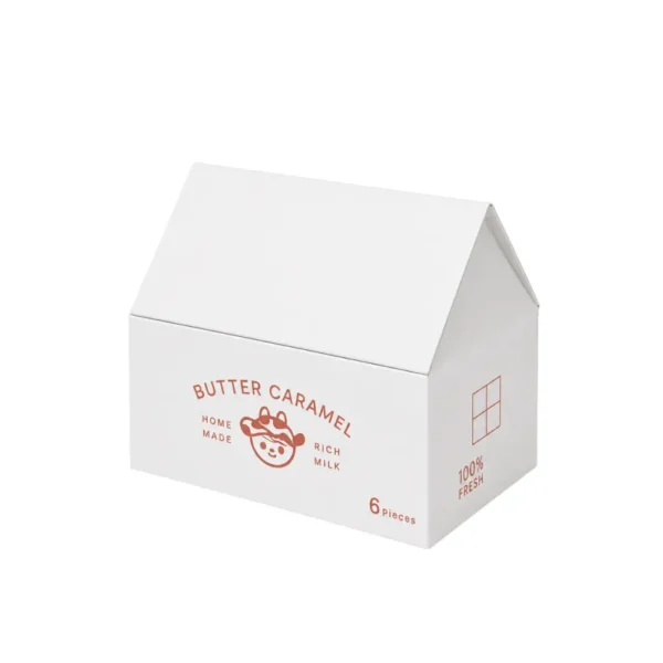 Hộp Giấy Kraft Trắng Nắp Gài