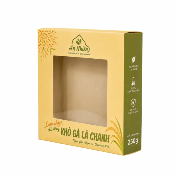 Hộp Giấy Mềm Nắp Gài Có Cửa Sổ