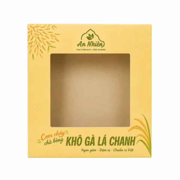 Hộp Giấy Mềm Nắp Gài Có Cửa Sổ