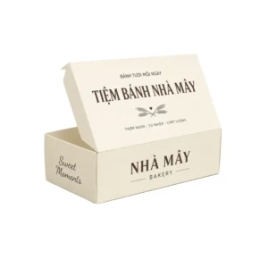 Hộp Giấy Mềm Nắp Gài Đựng Bánh