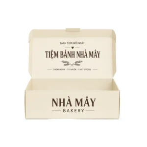 Hộp Giấy Mềm Nắp Gài Đựng Bánh