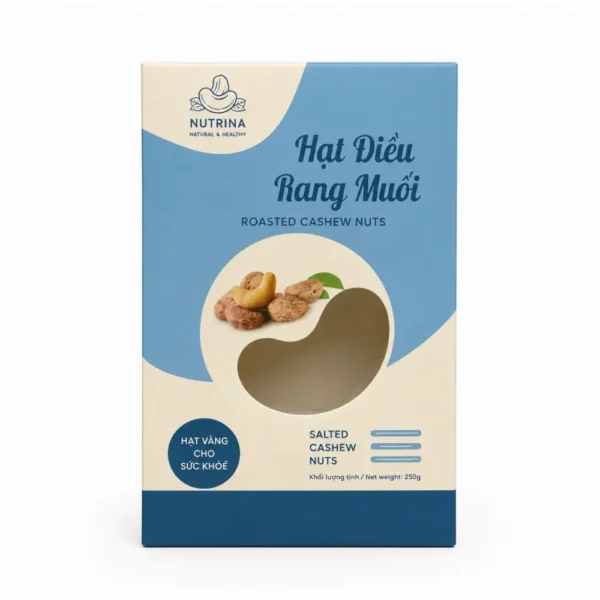 Hộp Giấy Mềm Nắp Gài Đựng Hạt Điều
