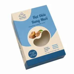 Hộp Giấy Mềm Nắp Gài Đựng Hạt Điều