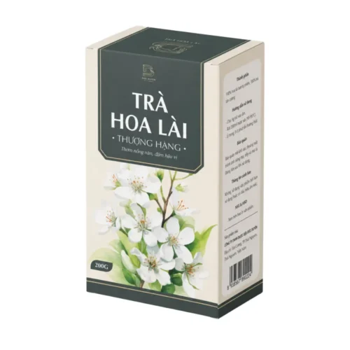Hộp Giấy Mềm Nắp Gài Đựng Trà Hoa Lài