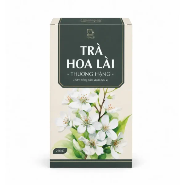 Hộp Giấy Mềm Nắp Gài Đựng Trà Hoa Lài
