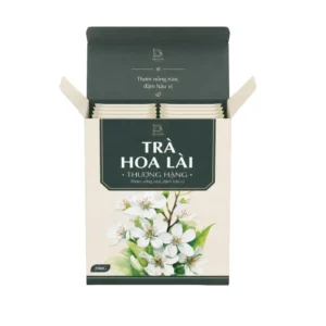Hộp Giấy Mềm Nắp Gài Đựng Trà Hoa Lài