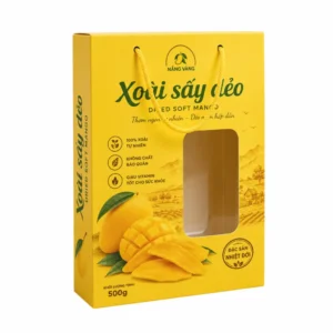 Hộp Giấy Mềm Nắp Gài Đựng Trái Cây Sấy