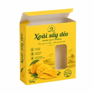 Hộp Giấy Mềm Nắp Gài Đựng Trái Cây Sấy