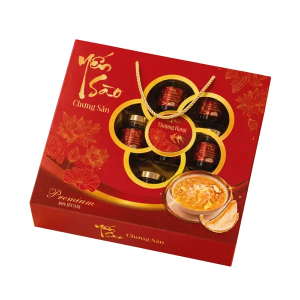 Hộp Giấy Mềm Quà Tết Có Quai Xách