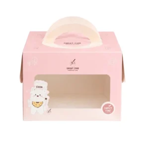 Hộp Giấy Mềm Quai Xách Đựng Bánh Kem