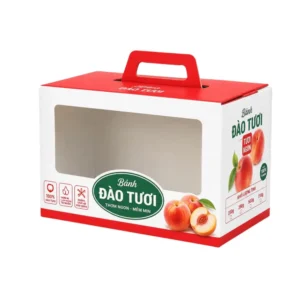 Hộp Giấy Mềm Quai Xách Gập Có Cửa Sổ