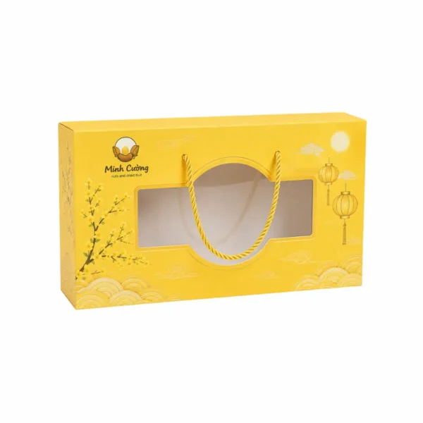 Hộp Giấy Mềm Có Cửa Sổ Đựng Quà Tết