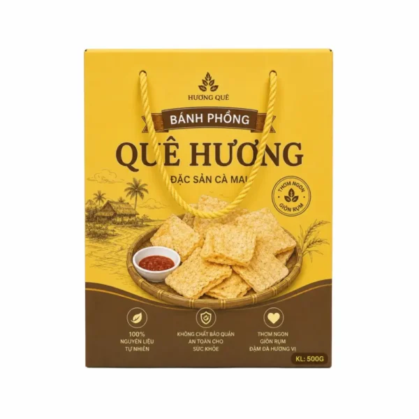 Hộp Giấy Mềm Nắp Gài Có Cửa Sổ Đựng Bánh
