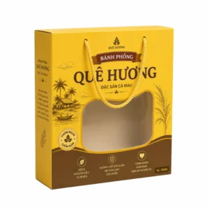 Hộp Giấy Mềm Nắp Gài Đựng Bánh