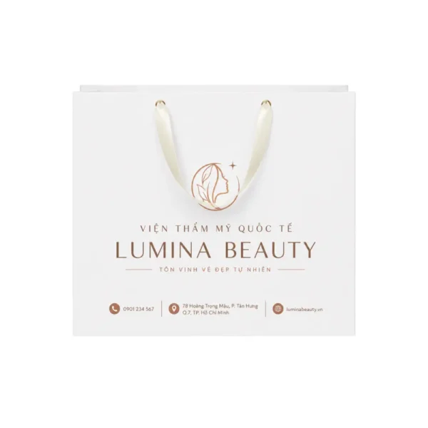 Túi Giấy Có Quai Cho Spa Và Beauty