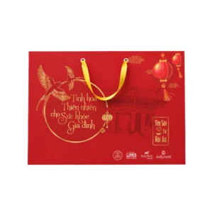 Túi Giấy Có Quai Đựng Yến Dây Ruy Băng