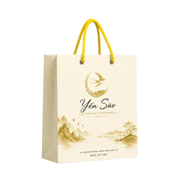 Túi Giấy Có Quai Đựng Yến Sào Cao Cấp