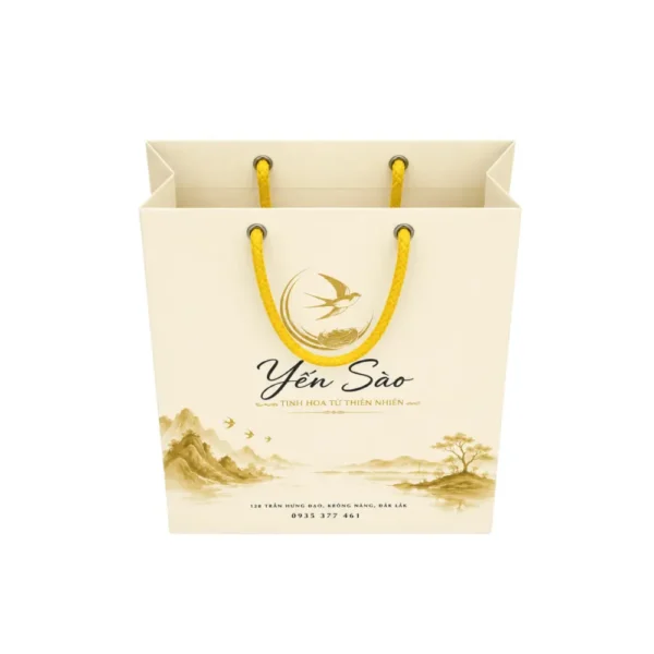 Túi Giấy Có Quai Đựng Yến Sào Cao Cấp