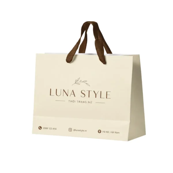 Túi Giấy Có Quai Shop Thời Trang Quai Vải