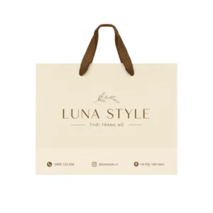 Túi Giấy Có Quai Shop Thời Trang Quai Vải