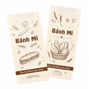 Túi Giấy Khoét Quai Đựng Bánh Mì