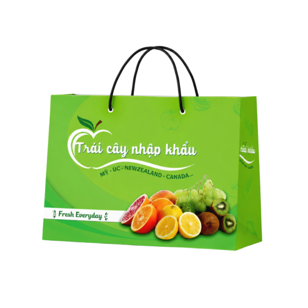 Túi Giấy Có Quai Đựng Trái Cây