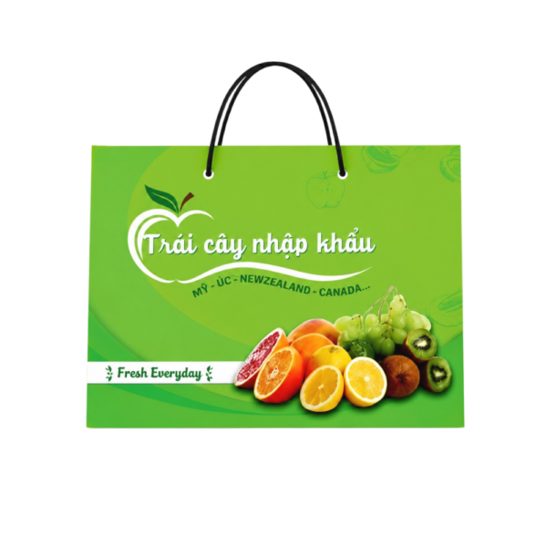 Túi Giấy Có Quai Đựng Trái Cây