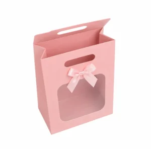 Túi Giấy Kraft Khoét Quai Có Cửa Sổ