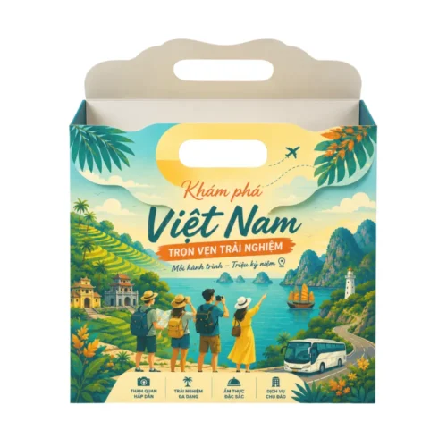 Túi Giấy Khoét Quai Du Lịch