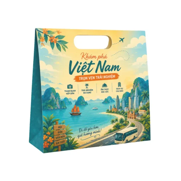 Túi Giấy Khoét Quai Du Lịch