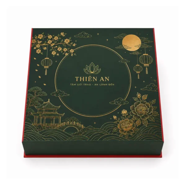 Hộp Cứng Nam Châm Đựng Bánh Trung Thu HNC220