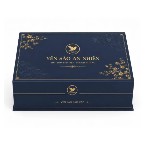 Hộp Quà Tết Yến Sào Nắp Nam Châm HNC130
