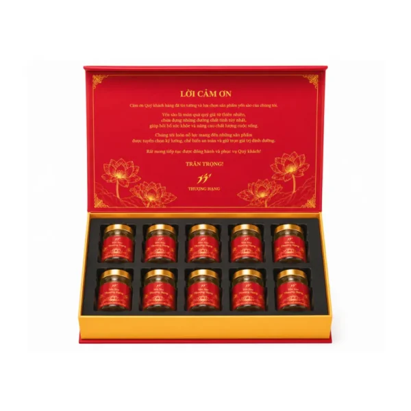 Hộp Quà Yến Sào Nắp Nam Châm HNC100