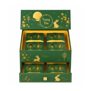 Hộp Trung Thu 2 Tầng Nắp Nam Châm HNC250