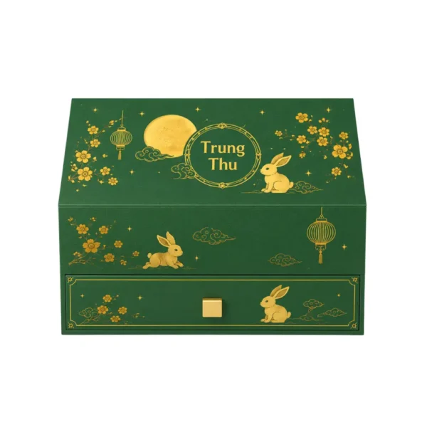 Hộp Trung Thu 2 Tầng Nắp Nam Châm HNC250