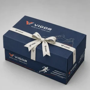 Hộp Carton Nắp Gài Đính Nơ Đựng Giày