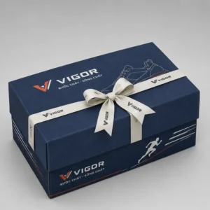 Hộp Carton Nắp Gài Đính Nơ Đựng Giày