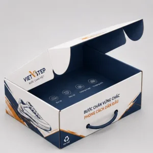 Hộp Carton Nắp Gài Có Quai Đựng Giày